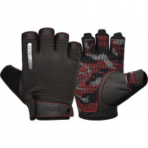 Рукавички для фітнесу RDX T2 Half Red XL Рукавички для фітнесу RDX T2 Half Red XL