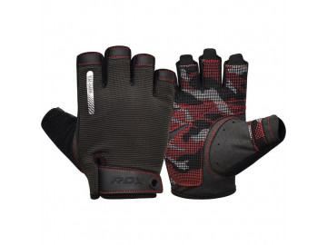 Рукавички для фітнесу RDX T2 Half Red XL