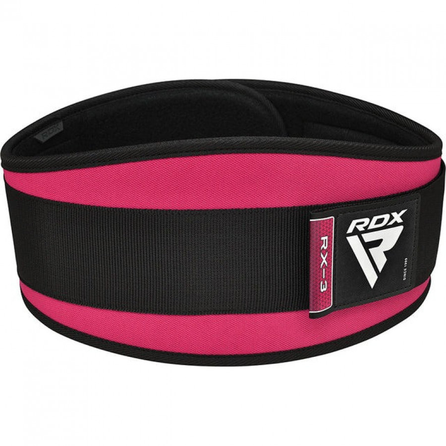 Пояс для важкої атлетики RDX RX3 EVA Curve неопреновий SHARP PINK-S