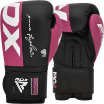 Боксерські рукавиці RDX REX F4 PINK/BLACK-12 унцій (капа в комплекті) Боксерські рукавиці RDX REX F4 PINK/BLACK-12 унцій (капа в комплекті)