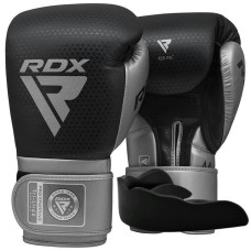 Боксерські рукавиці RDX MARK PRO SPARRING TRI LIRA 2 SILVER-16 унцій (капа в комплекті)