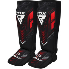 Защита голеней и стоп RDX NEOPRENE SHIN INSTEP IMMAF-1-RED-XL