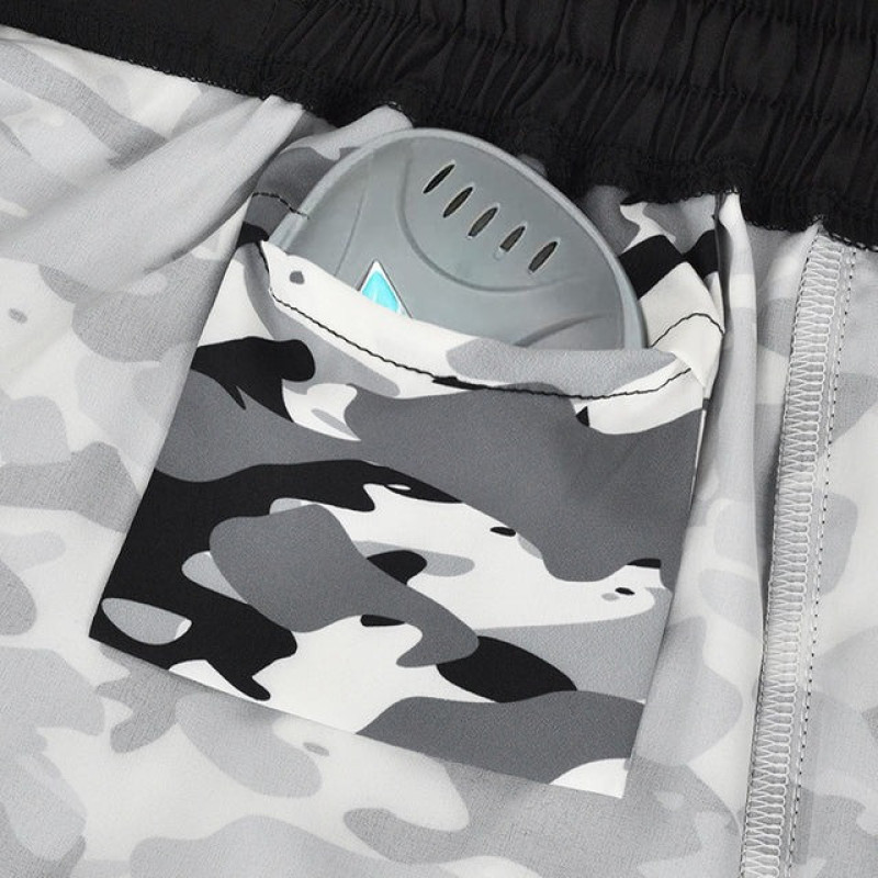 Шорты для MMA RDX T15 CAMO (мужские), Размер XXL, Полиэстер, Спандекс, Cерый, для ММА, бокса, кикбоксинга, грепплинга, муай-тай