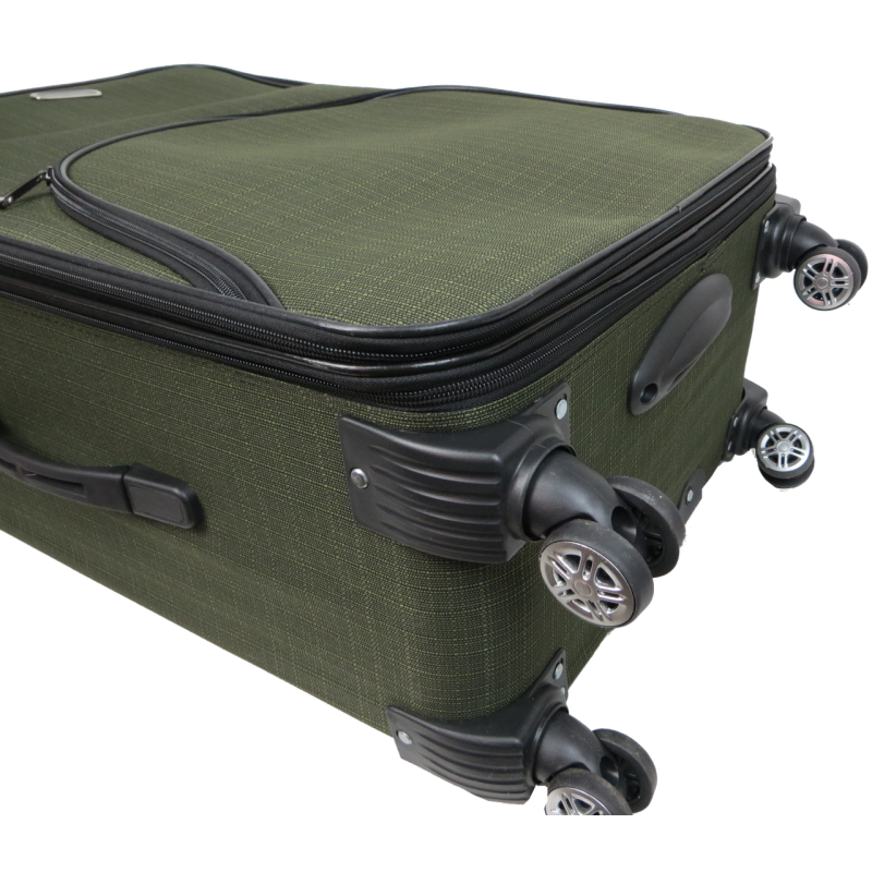 Большой текстильный чемодан на колесах 100L Gedox GD Polo хаки