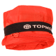 Круглая складная сумка шоппер для покупок 20L Topmove оранжевая