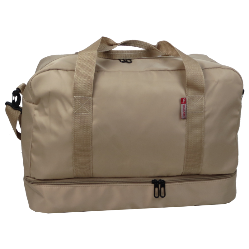 Дорожная сумка с отделом для обуви 40L Wallaby бежевый