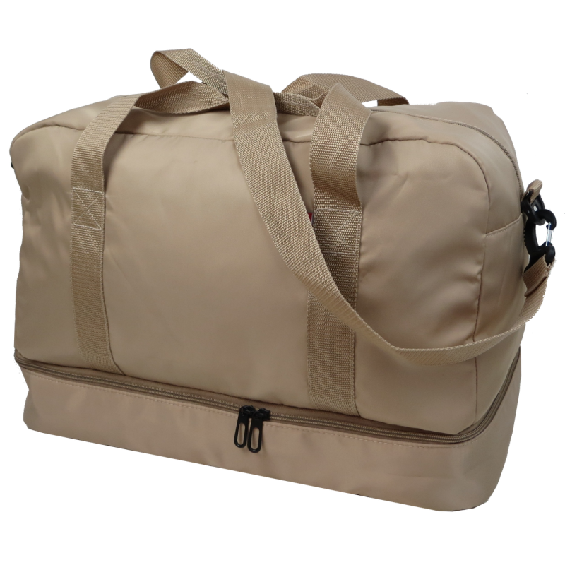 Дорожная сумка с отделом для обуви 40L Wallaby бежевый
