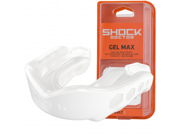Капа Shock Doctor Gel Max дитяча (вік до 10р.) White (art. 6150-TC-YTR)