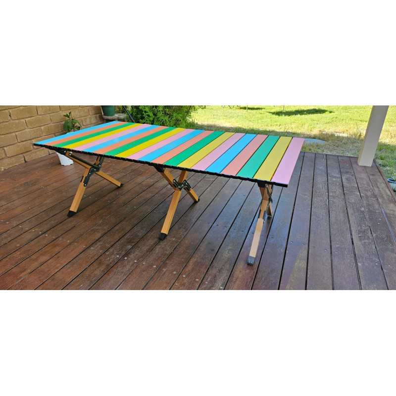 Cтіл розкладний для кемпінгу + чехол 118х60 WCG Rainbee
