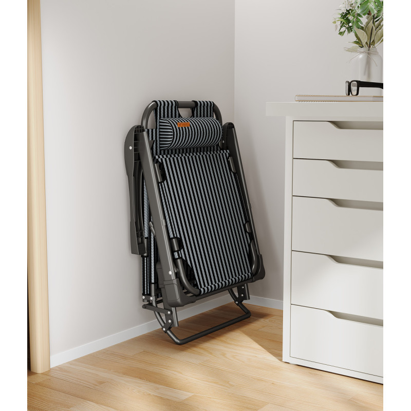 Розкладне крісло шезлонг садовий WCG FCB-S01