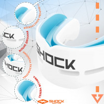 Капа Shock Doctor Nano Double доросла, на верхні та нижні зуби (вік 11+.) White (art. 6702-WH-AD) Капа Shock Doctor Nano Double доросла, на верхні та нижні зуби (вік 11+.) White (art. 6702-WH-AD)