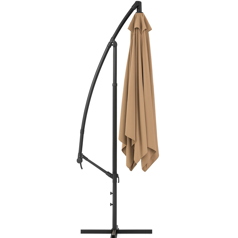 Зонт садовый c LED-подсветкой 2,5×2,5м Бежевый + чехол WCG