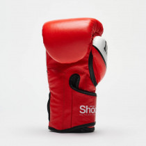 Боксерські рукавиці Leone GN047 SHOCK Red 12 унцій (бинти 4 м. в комплекті)