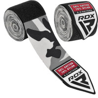Бинты для бокса RDX Hand Wraps CAMO Grey (2.5м.)