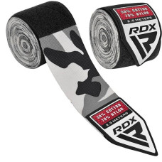 Бинти для боксу RDX Hand Wraps CAMO Grey (2.5м.)