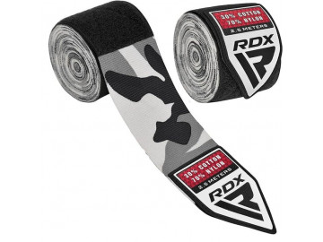 Бинти для боксу RDX Hand Wraps CAMO Grey (2.5м.)