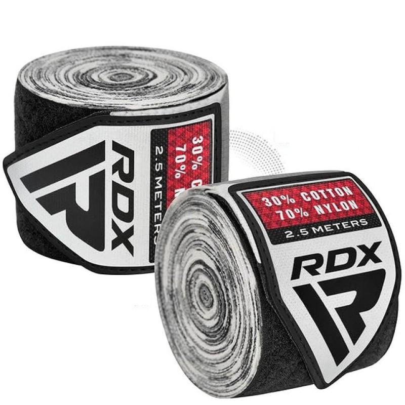 Бинти для боксу RDX Hand Wraps CAMO Grey (2.5м.)