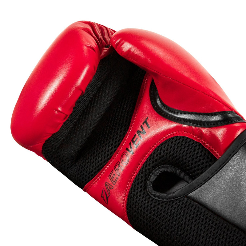 Боксерські рукавиці TITLE Boxing Vegan Gloves Red/Black 8 oz 