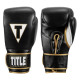 Боксерські рукавиці TITLE Boxeo Mexican Leather Quatro Black/White 14 oz (бинти 4м. в комплекті)