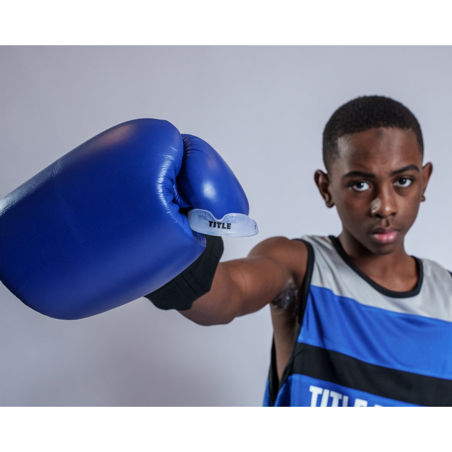 Капа TITLE Boxing Super Shield X2, Доросла (вік 11+) Clear, Посадка: BOIL & BITE™ (формується у гарячій воді), Термополімер, Прозорий