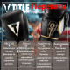 Боксерські рукавиці TITLE Boxeo Mexican Leather Quatro Black/White 14 oz (бинти 4м. в комплекті)