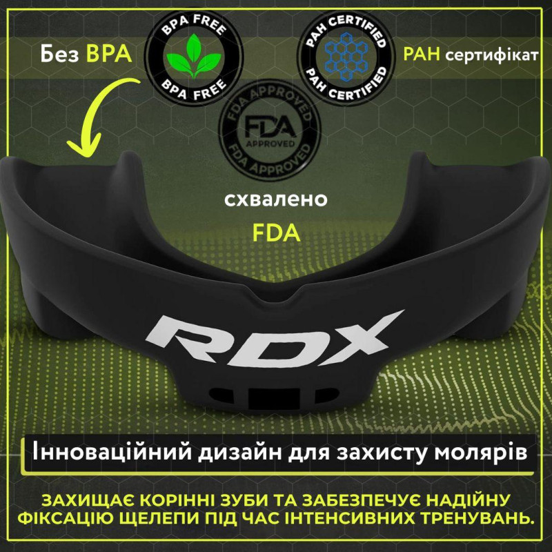 Капа RDX 3w доросла (вік 12+) Black