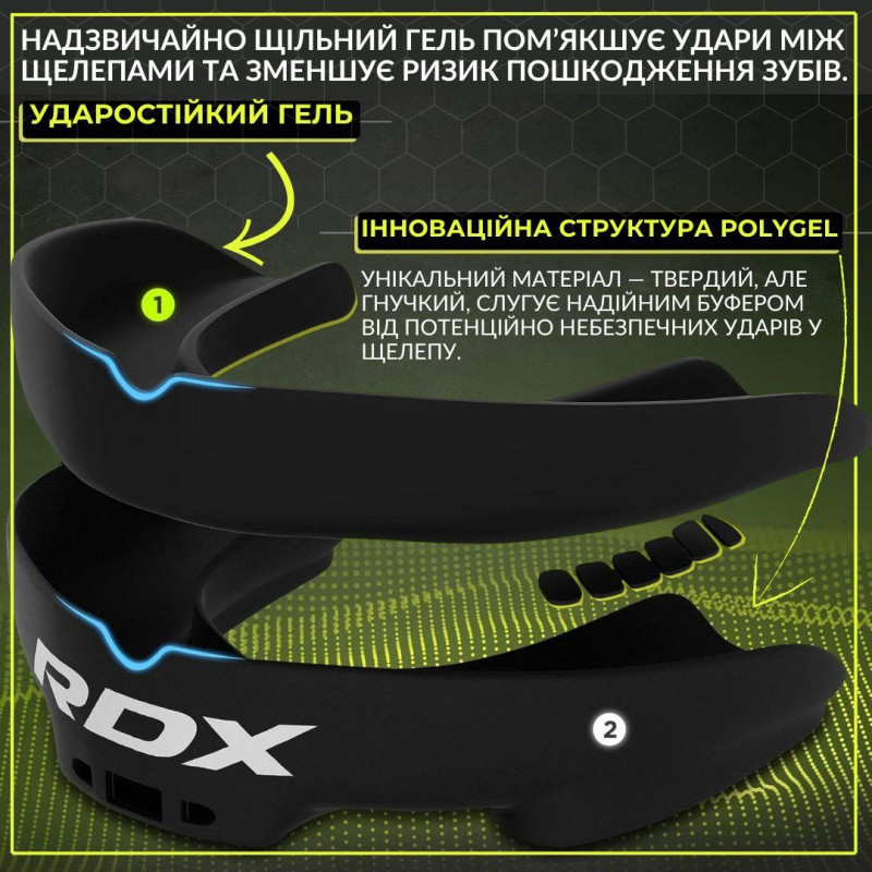 Капа RDX 3w доросла (вік 12+) Black