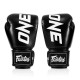 Боксерські рукавиці Fairtex BGV1-ONE (натуральна шкіра) Black 10 унцій (бинти в комплекті)