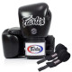 Боксерські рукавиці Fairtex BGV1 Black 12 унцій (бинти в комплекті)