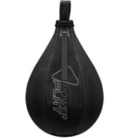 Пневмогруша боксерская PowerPlay 3061 Ultra Series, Диаметр 26 см, Полиуретан (PU), Чёрный