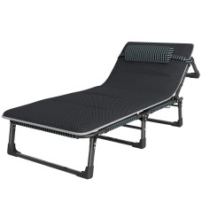 Раскладная кровать шезлонг WCG FB-S02-PM + матрас из сетки 3D Air-Mesh