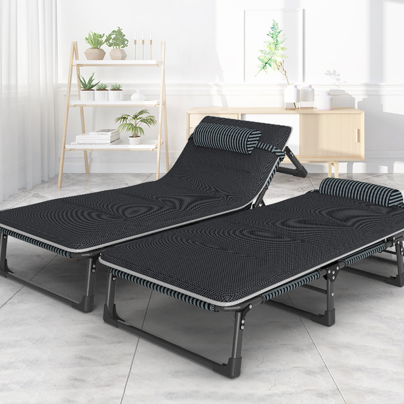 Раскладная кровать шезлонг WCG FB-S02-PM + матрас из сетки 3D Air-Mesh