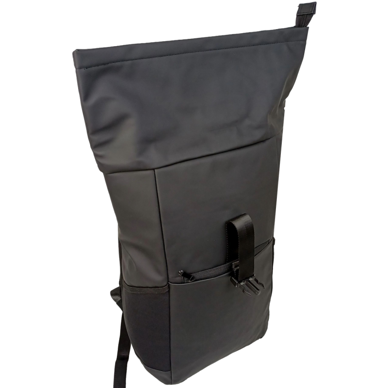 Прорезиненный молодежный рюкзак 18L Live in style Rolltop-Rucksack черный