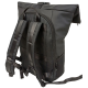 Прорезиненный молодежный рюкзак 18L Live in style Rolltop-Rucksack черный