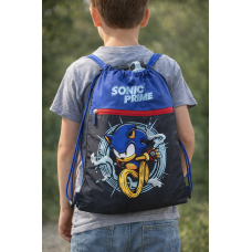 Сумка для взуття, мішок для кросівок, спорту, подорожей Sonic Prime синій