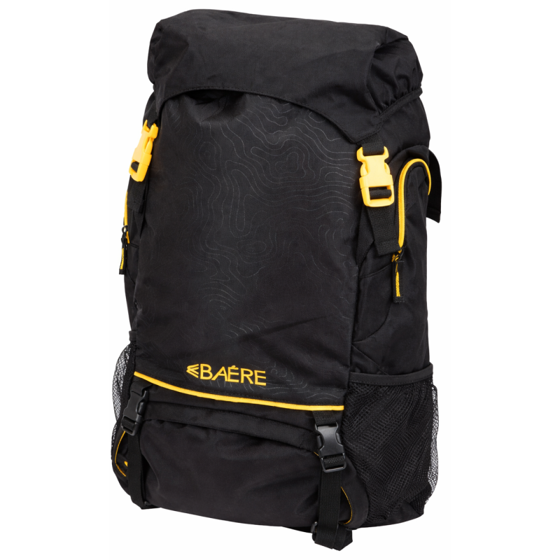 Легкий похідний, туристичний рюкзак 35L Baere чорний 60х28х15 см