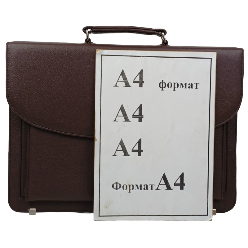 Портфель мужской из искусственной кожи Exclusive, Украина коричневый