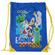 Детская сумка для обуви, котомка из прочной ткани Sonic синий