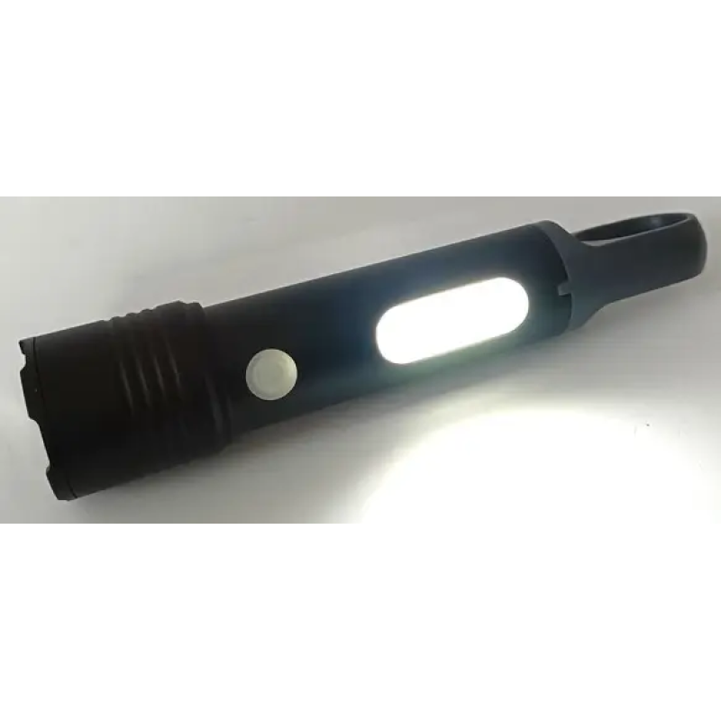 Аккумуляторный LED-фонарь 200+60 лм с USB-C, регулируемым фокусом и цветными фильтрами