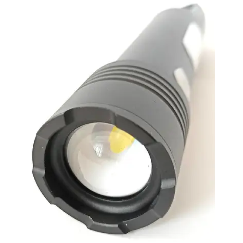 Аккумуляторный LED-фонарь 200+60 лм с USB-C, регулируемым фокусом и цветными фильтрами