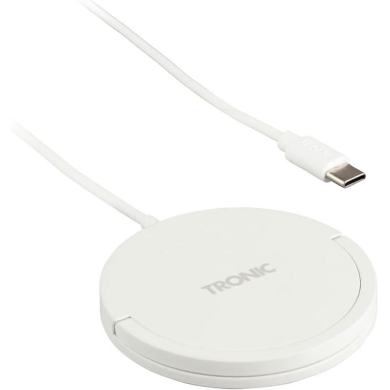 Бездротовий магнітний зарядний пристрій для iPhone TRONIC TNMC 7.5 A1, 7,5 Вт, USB-C, білий