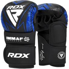 Рукавиці для ММА (Греплінгові рукавички) RDX схвалено IMMAF XL Blue