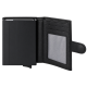 Чоловічий шкіряний картхолдер Smart Wallet з RFID-захистом на 7 карт, чорний