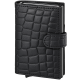 Чоловічий шкіряний картхолдер Smart Wallet з RFID-захистом на 7 карт, чорний