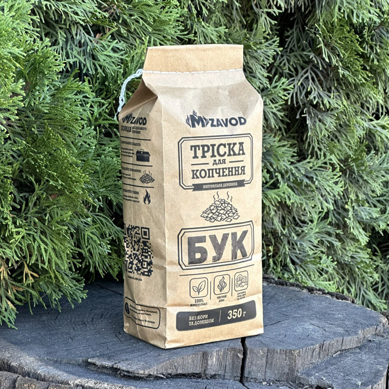 Тріска для копчення Mzavod Бук, 350г