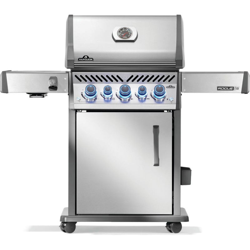 Газовий гриль Napoleon Rogue PRO-S 425 RSIB з бічним пальником Sizzle Zone і вертілем (69912) нерж сталь RPS425RSIBPSS-2-UA Код: 012820