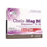 Витамины и минералы, Chela-Mag B6, OLIMP, 30 капсул