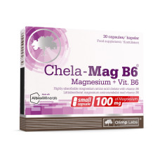 Витамины и минералы, Chela-Mag B6, OLIMP, 30 капсул