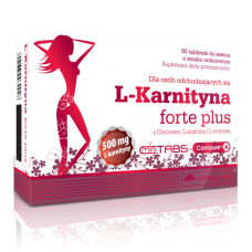 Жиросжигатель, L-Karnityna forte plus, OLIMP, 80 таблеток