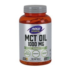 Жиросжигатель, MCT Oil, NOW, 150 капсул